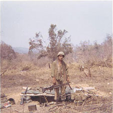 Greg Rollinger Machine Gunner  Vietnam 1969 Army